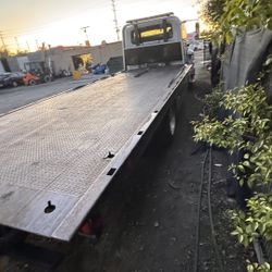 International 4300 Industrial Long Flatbed 
