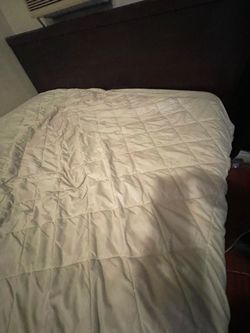 Used wooden bed frame
