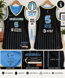 Nike Chicago Sky Angel Reese #5 Jersey Size S