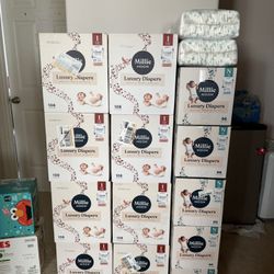 Millie Moon Diapers Size N & 1