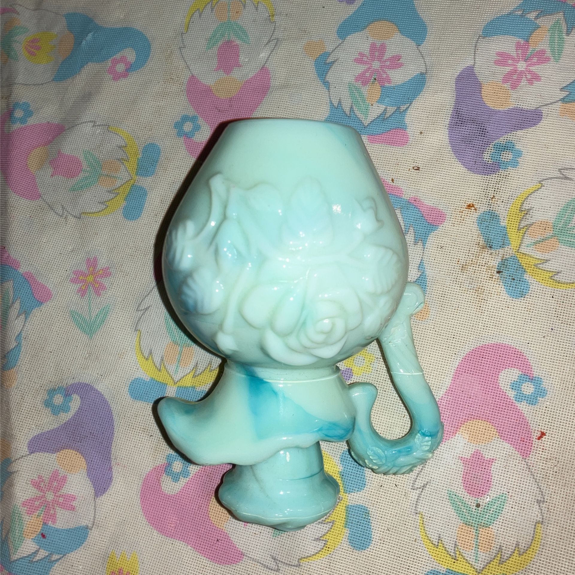 Vintage Jadeite Glass Bottle