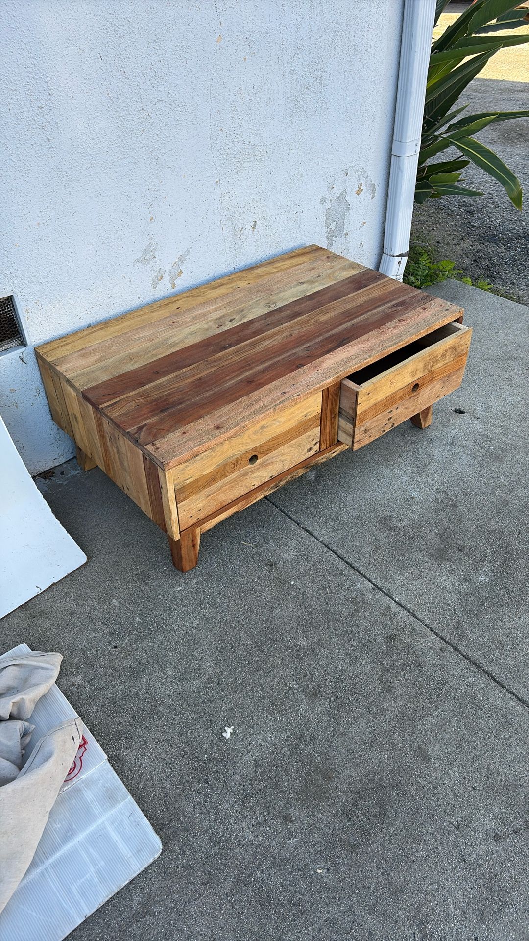 All Wood Coffee Table