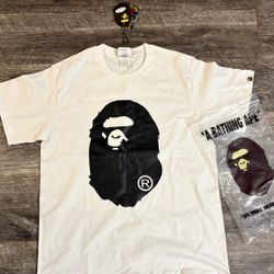 Bape Shirt, Black and White, M