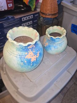 Vintage flower pots