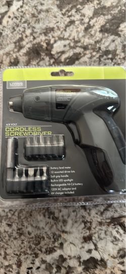 4.8 volt chargeable cordless screwdriver