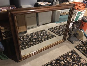 Solid Wood Framed Mirror