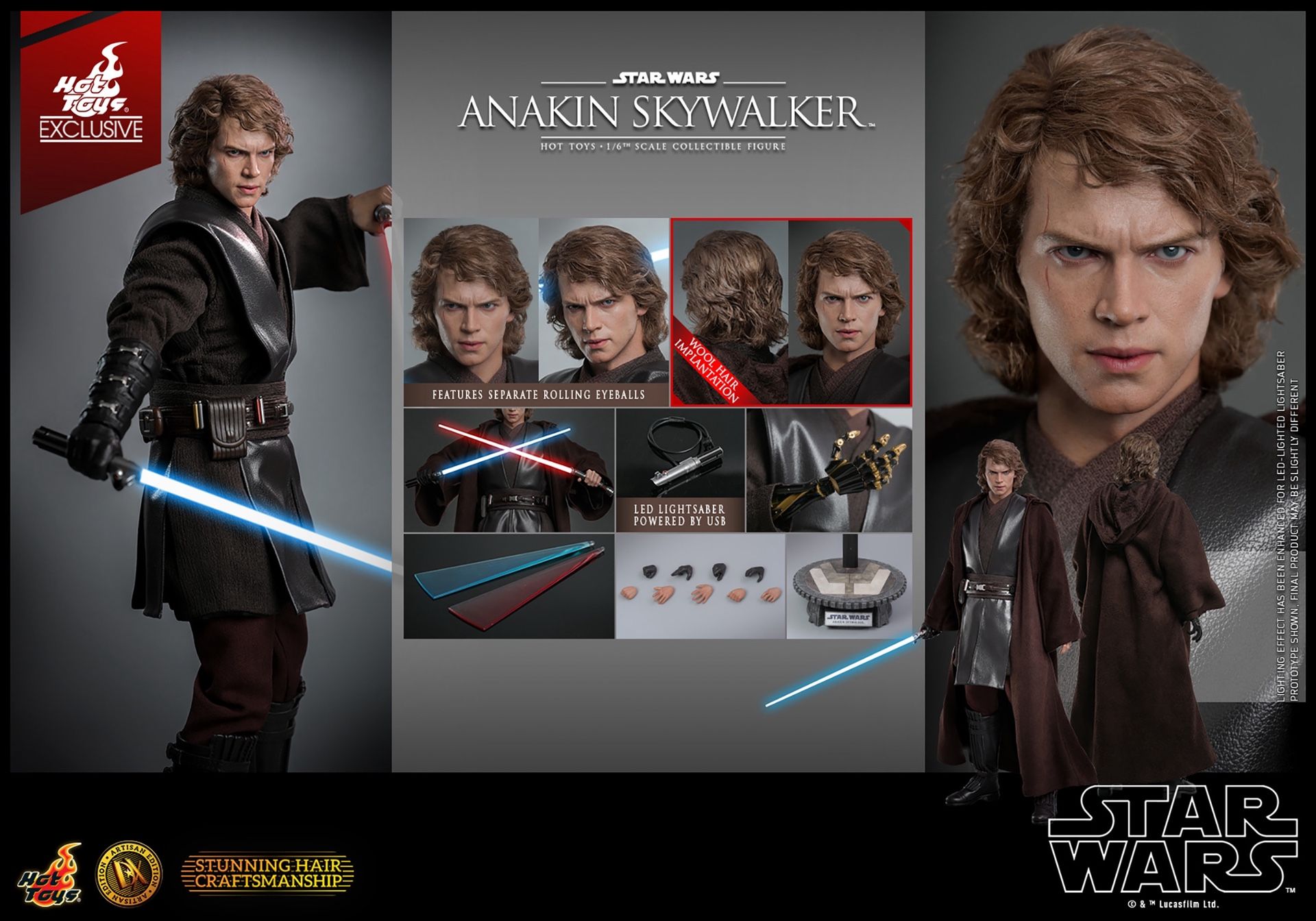 Hot Toys Anakin SkyWalker Artisan