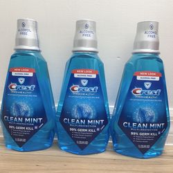 $12 For 3 Crest Mouthwash 33.8oz/1L
