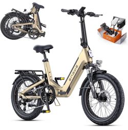 ENGWE L20 3.0 Electric Bike for Adults, 1500W Step Through City Cruiser Ebike, 20MPH Folding Electric Bicycle with 48V 15Ah Battery 20" Fat Tires E-Bi