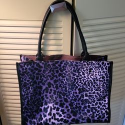 Neiman Marcus Purple Tote