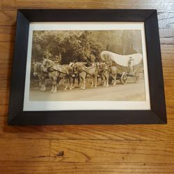 Framed Sepia-toned Photographic Print
