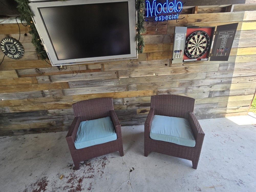 PATIO CHAIRS SET OF 2