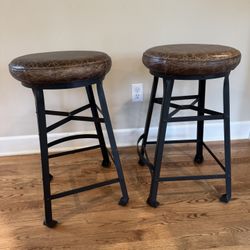 Pottery Barn Stools 