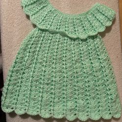 Crochet Dress For 1-2y Old