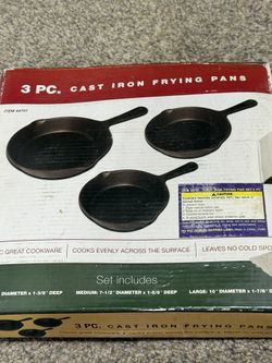 Cast Iron Pan Set