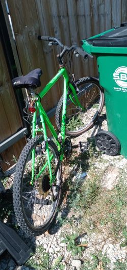 Neon Green Bike