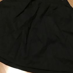 Nueva Faldita Negra Con Elástico En La Parte De Atras Con Bolsitas Size Small 