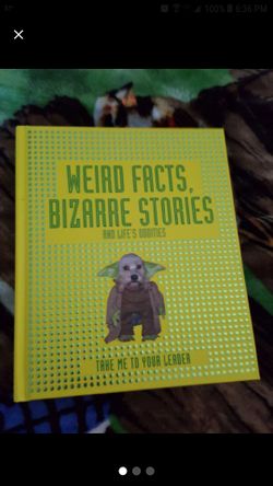 Weird facts bizarre stories book