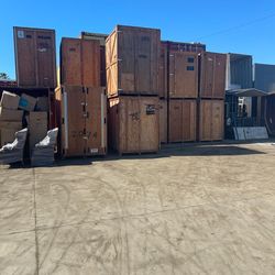 FREE assembled wooden storage Vaults