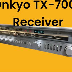 ONKYO Tx-7000 FM/AM Stereo Receiver Audio For Speakers Surround Sound 