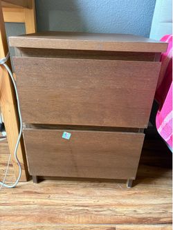 IKEA Malm 2-Drawer Nightstand