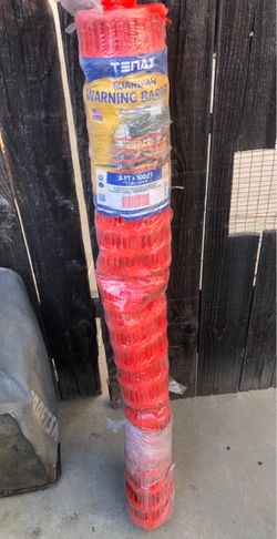 Tenax Guardian Orange Warning Barrier 4ft x 100ft
