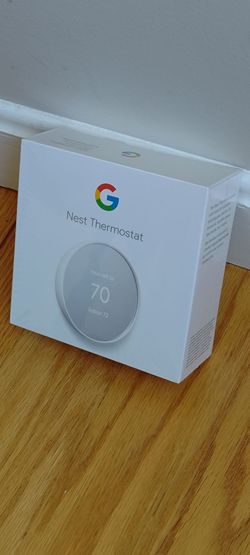 Google ~ 4th Gen Nest Thermostat G4CVZ ~ Snow White Smart Wi-Fi ~ Factory Sealed