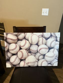 Brand New Baseball Wall Canvas 