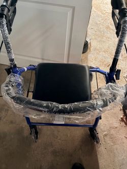 New Walker w/seat