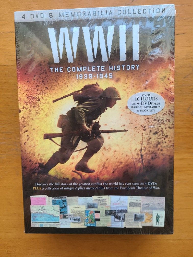 WW II The Complete History 1(contact info removed) 4 DVD Box Set NEW