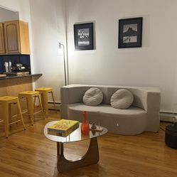 75 Inch Sofa Sofa bed Beige Like New