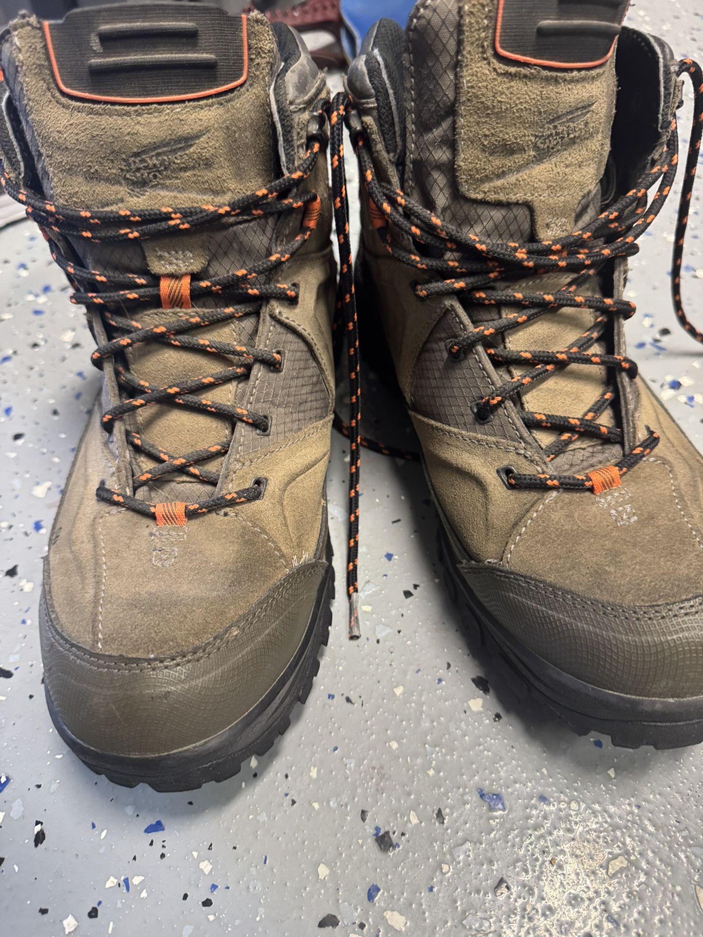 Red Wings model 8603 Men’s 5 inch, waterproof hiker boots.