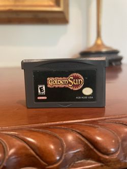 Golden Sun GBA Authentic Cart