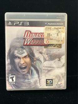 Dynasty Warriors 7 (Sony PlayStation 3, 2011) Untested