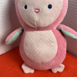 Just One You Carters Musical Wind-Up Owl Plush Baby Infant Toy Pink