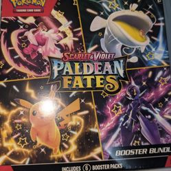Pokemon paldean fates booster bundle