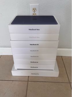 Apple MacBook Lot – Air, Pro, and Neo Boxes