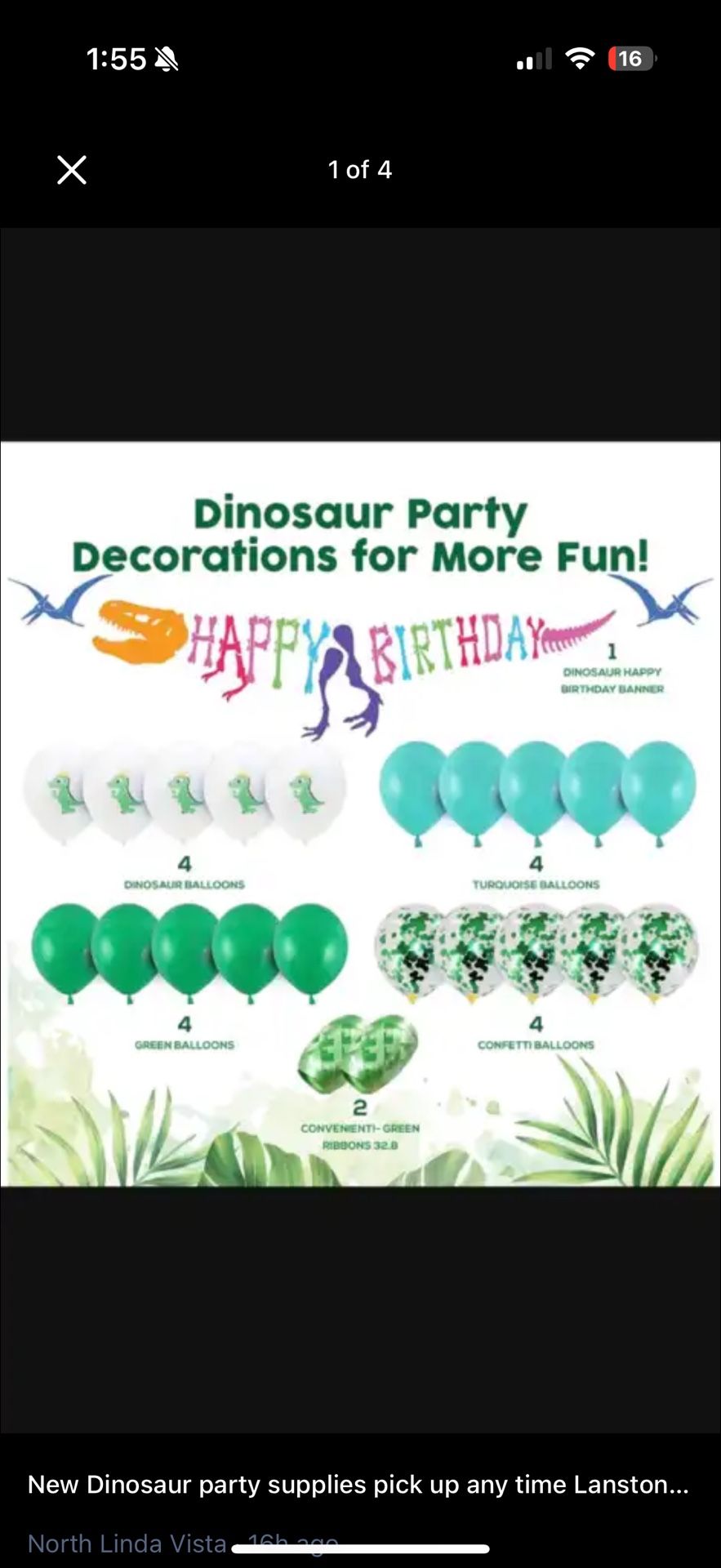 Dinosaur Birthday Party Supplies, Dinosaur Party Decorations For Boys And Girls, Balloons, Dinosaur Birthday Banner, Dinosaur Table Cloth, 