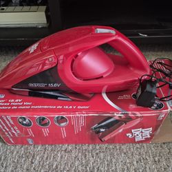 Aspiradora de mano inalambrica de 15,6 V Gator roja bonita  