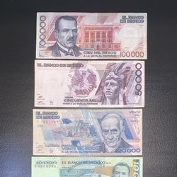  Billetes Mexicanos 