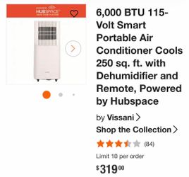 NEW PORTABLE AIR CONDITIONER SMART WI-FI TECHNOLOGY WITH 6,000 BTU