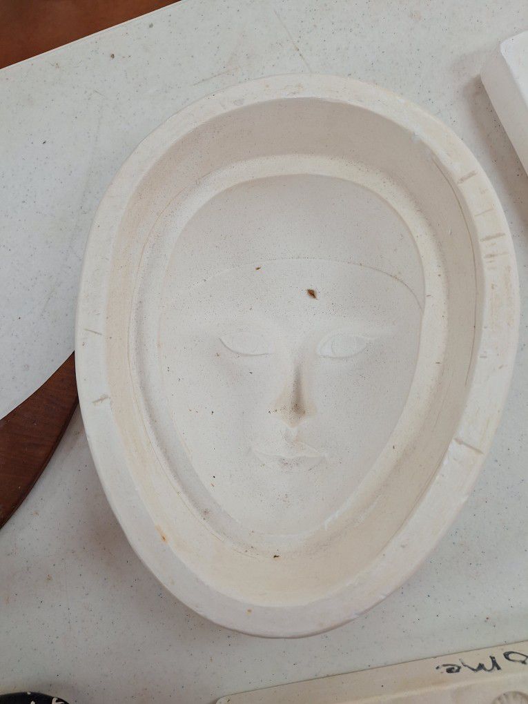 Plaster Face Mold For CERAMIC SLIP