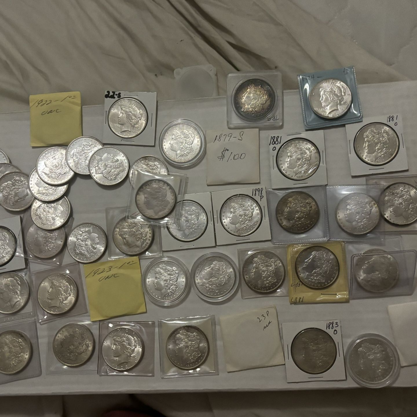 Morgan Silver Dollar Lot Of 50