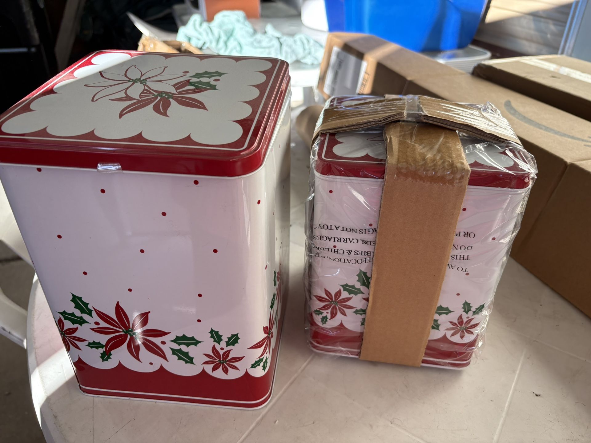 Brand New 3 PCs Metal Box