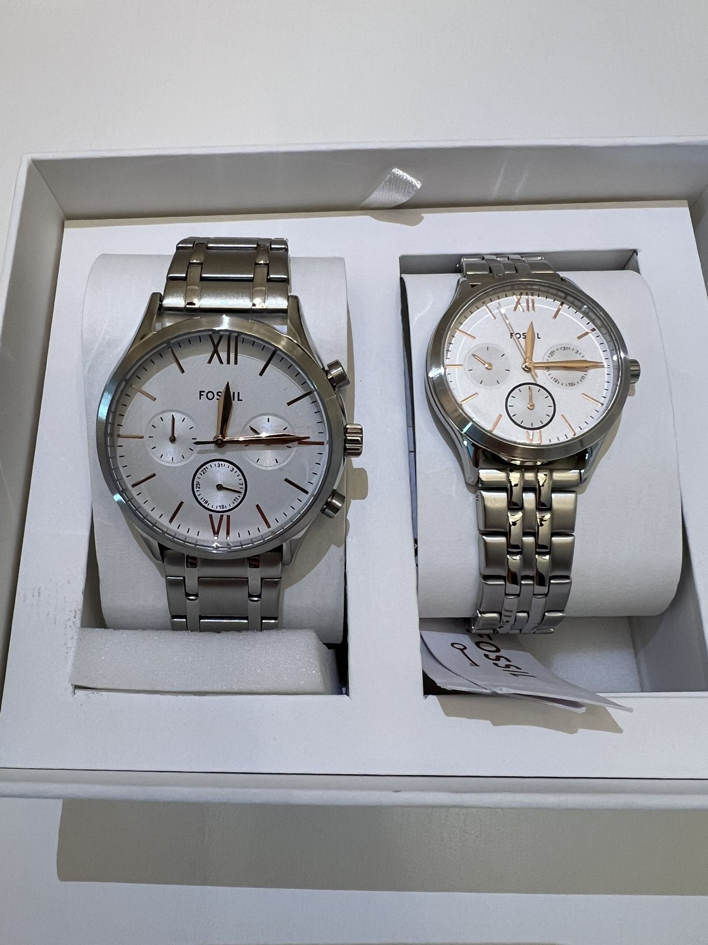 Fossil BQ2468Set His and Her Fenmore Midsize Multifunction