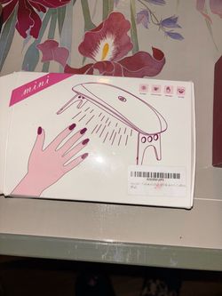 New gel nail polishes and UV dryer light