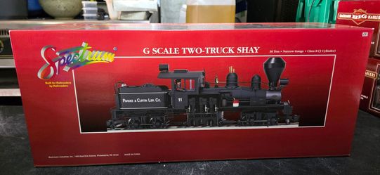 NEW SPECTRUM G SCALE 36 TON STEAM LOCOMOTIVE TRAIN