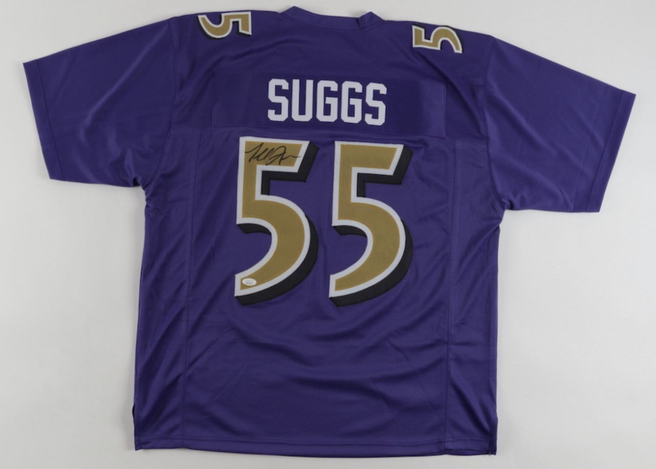 Terrell Suggs Signed Jersey (JSA) Black Friday