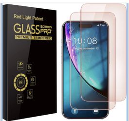 2 Pack Screen Protector for iPhone 17 Air [6.5 inch] with Installation Frame, New Red Light 9H Tempered Glass Screen Protector Upgraded Protection, An