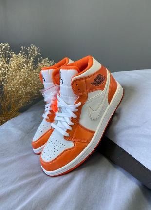 Air Jordan 1 Mid Electro Orange size 10.5 